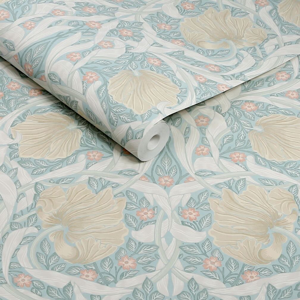 William Morris Pimpernel Ocean Wallpaper - 140507