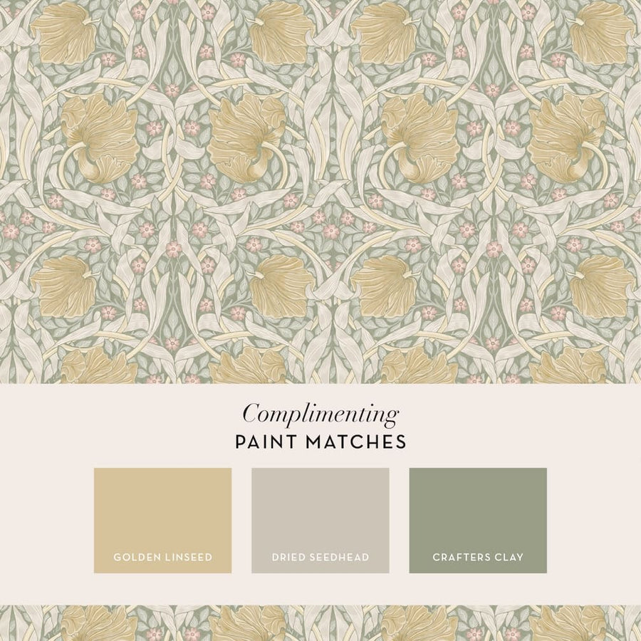 William Morris Pimpernel Spring Breeze Wallpaper - 140506