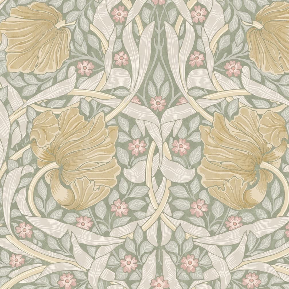 - William Morris Pimpernel Spring Breeze Wallpaper - 140506 - Decor Warehouse