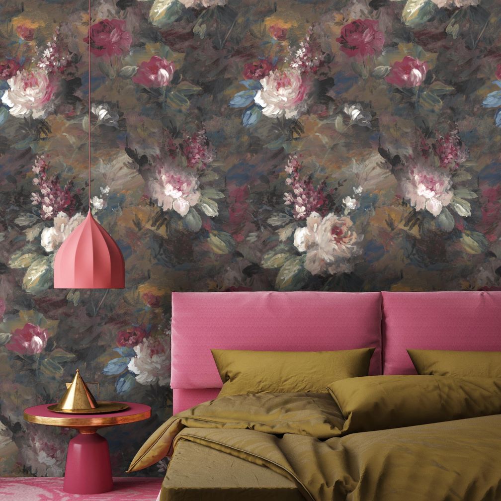 Woodchip & Magnolia Ava Marika Moody Wallpaper - WM-102