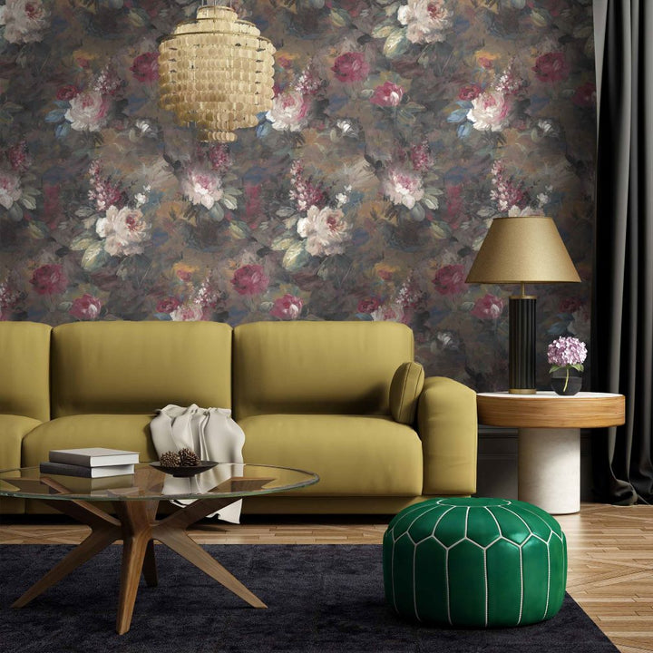 Woodchip & Magnolia Ava Marika Moody Wallpaper - WM-102