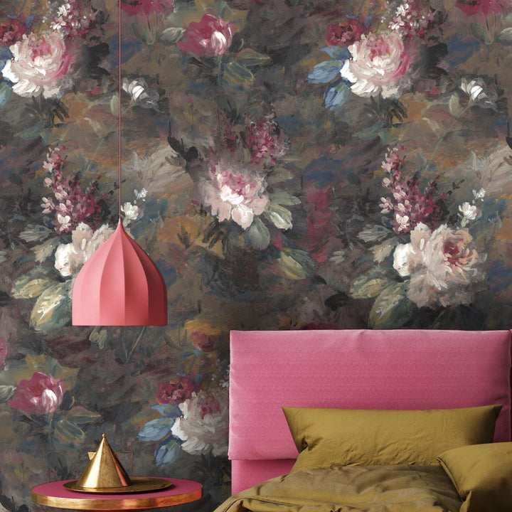 Woodchip & Magnolia Ava Marika Moody Wallpaper - WM-102