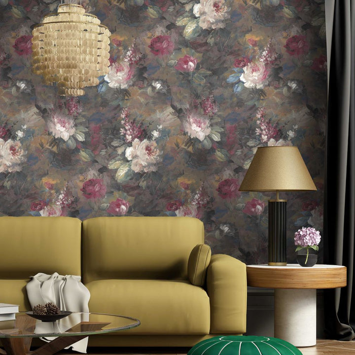 Woodchip & Magnolia Ava Marika Moody Wallpaper - WM-102