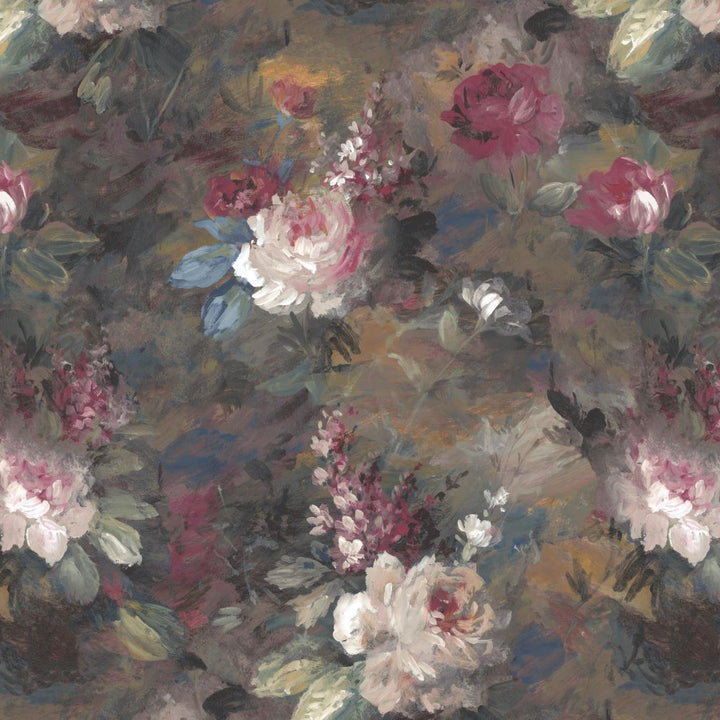 Woodchip & Magnolia Ava Marika Moody Wallpaper - WM-102