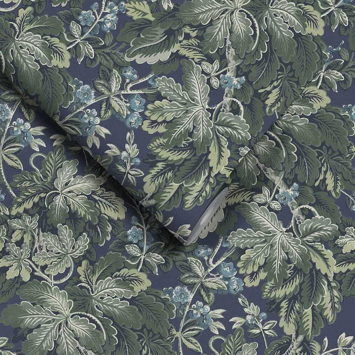Woodchip & Magnolia Avar Reservoir Blue Wallpaper - WM - 379 - 02