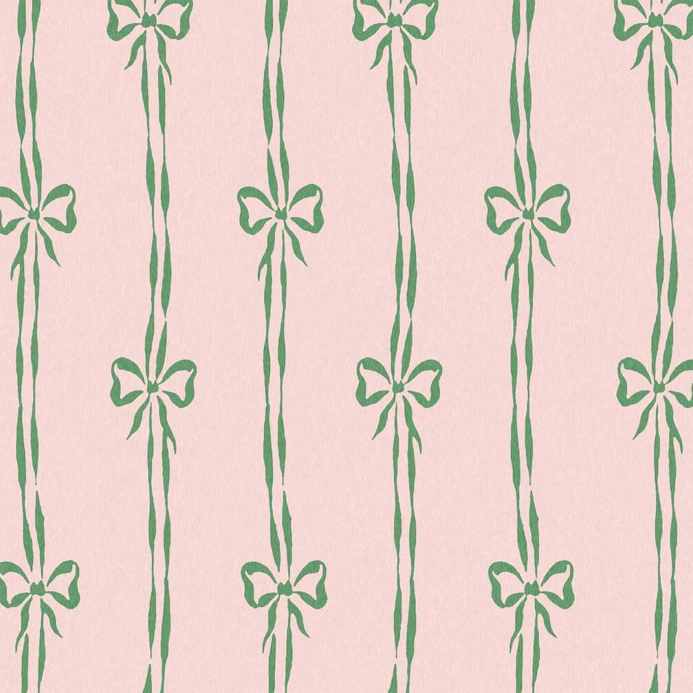 Woodchip & Magnolia Bow Peep Pink Apple Wallpaper - WM - 481 - 05
