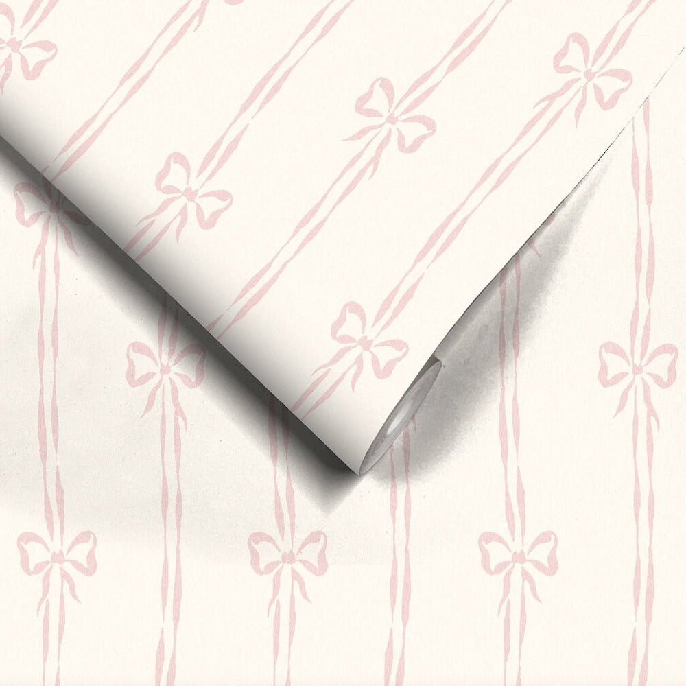Woodchip & Magnolia Bow Peep Pink Cloud Wallpaper - WM - 481 - 02