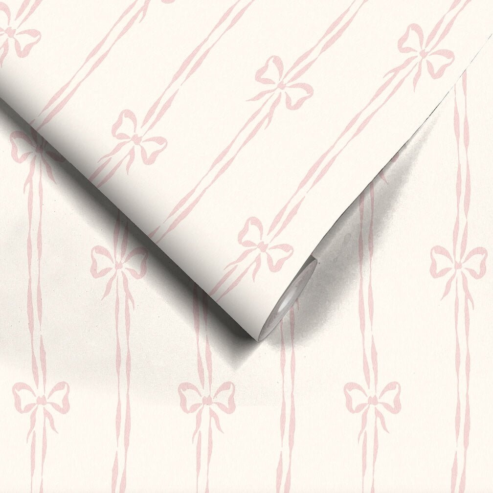 Woodchip & Magnolia Bow Peep Pink Cloud Wallpaper - WM - 481 - 02