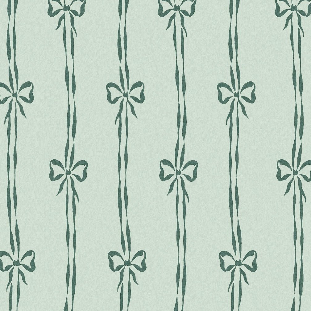 Woodchip & Magnolia Bow Peep Pistachio Wallpaper - WM - 481 - 07