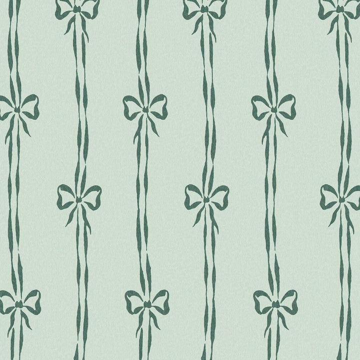 Woodchip & Magnolia Bow Peep Pistachio Wallpaper - WM - 481 - 07