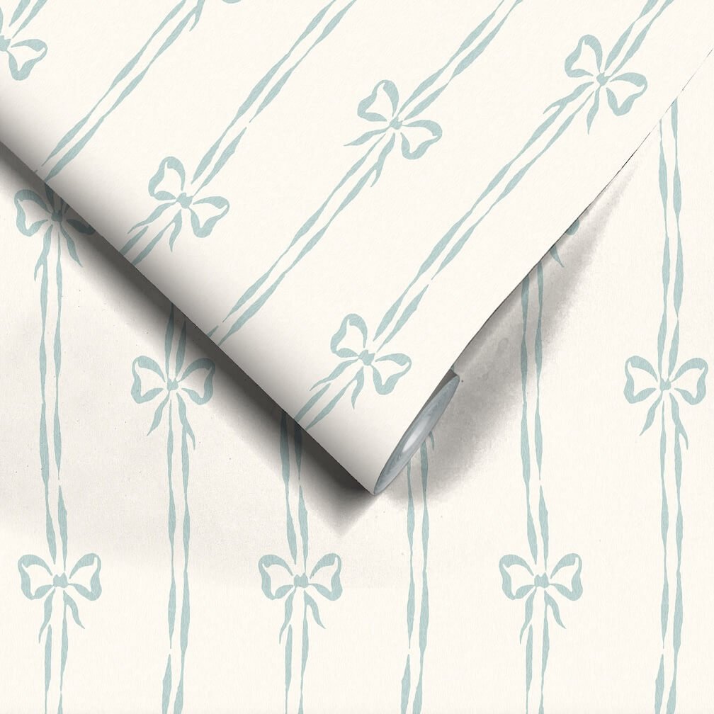 Woodchip & Magnolia Bow Peep Turton Wallpaper - WM - 481 - 03