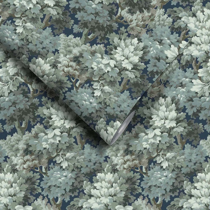 Woodchip & Magnolia Broadhead Forest Sage Wallpaper - WM-314-03