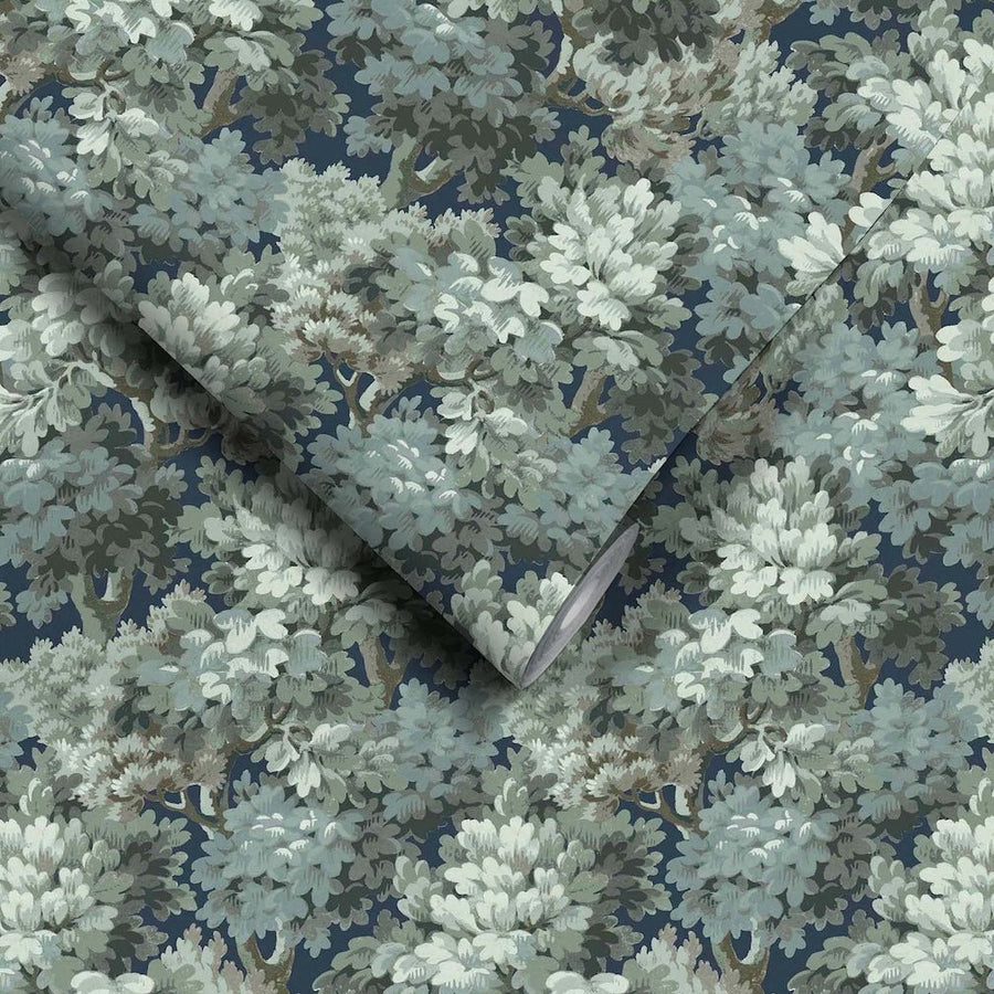 Woodchip & Magnolia Broadhead Forest Sage Wallpaper - WM-314-03