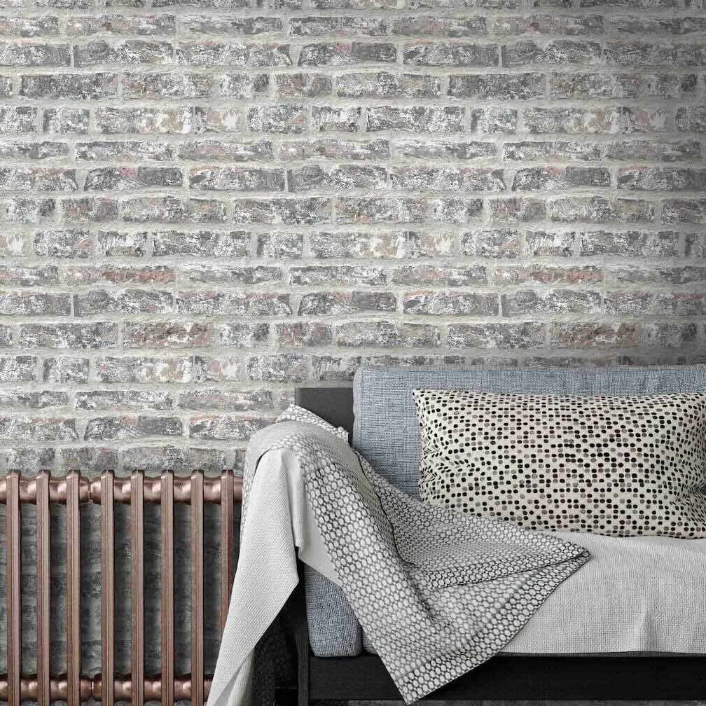 Woodchip & Magnolia Canal Street Wallpaper - WM - 060