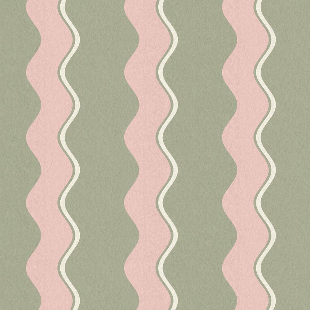 Woodchip & Magnolia Cari Wave Bracken Wallpaper - WM - 462 - 07