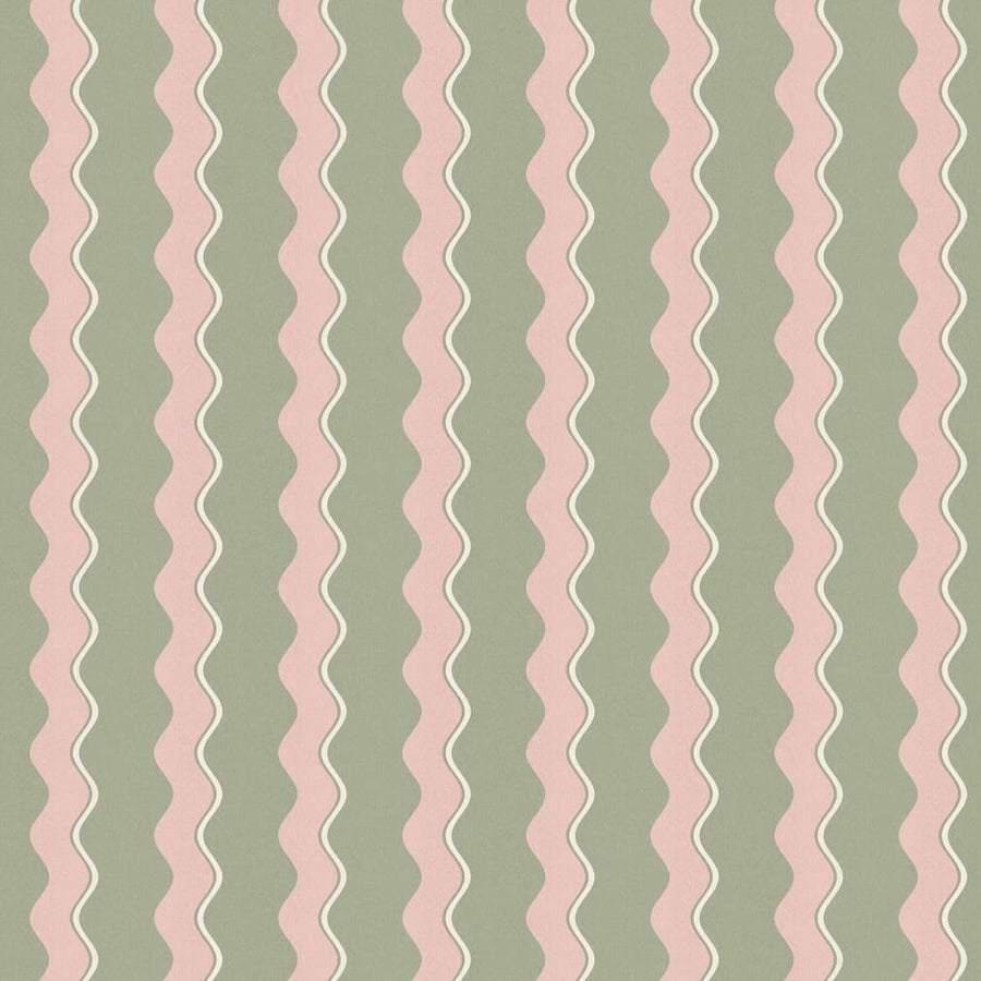 Woodchip & Magnolia Cari Wave Bracken Wallpaper - WM - 462 - 07