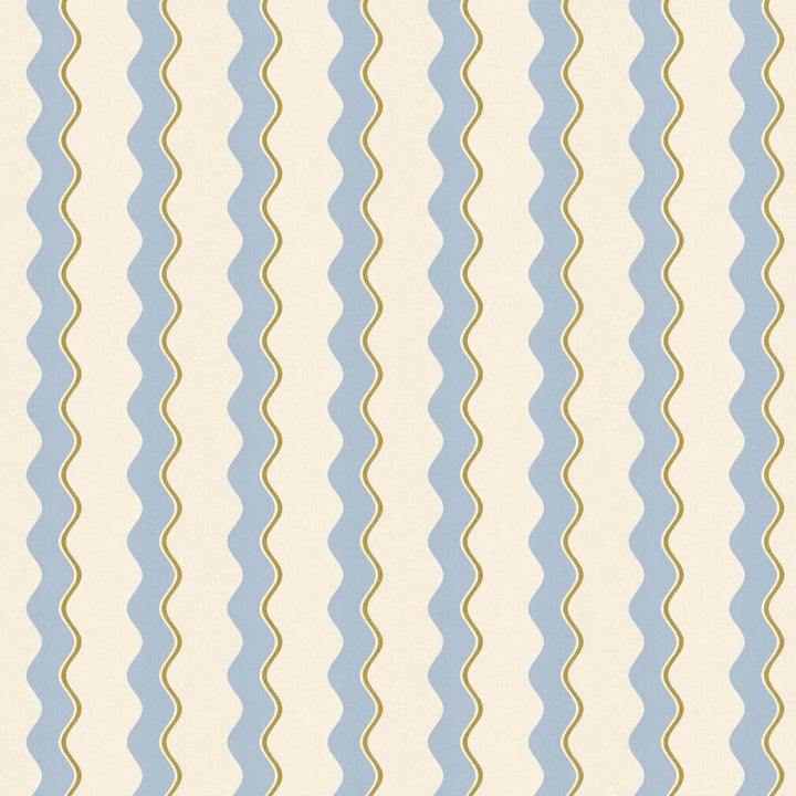 Woodchip & Magnolia Cari Wave Sky Blue/Pebble Wallpaper - WM - 462 - 03