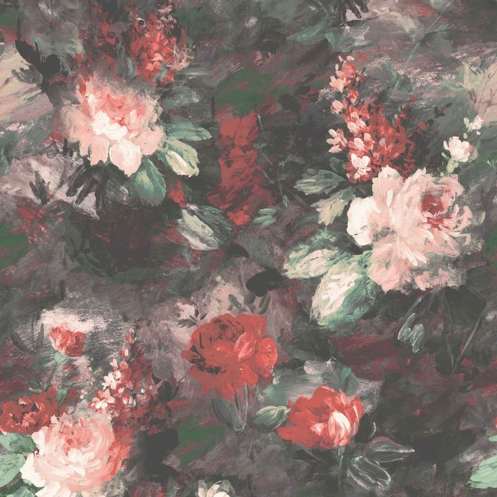 Woodchip & Magnolia Ditsy Ava Marika Blush/Rouge Wallpaper - WM - 102