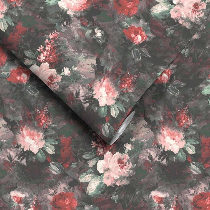 Woodchip & Magnolia Ditsy Ava Marika Blush/Rouge Wallpaper - WM - 102