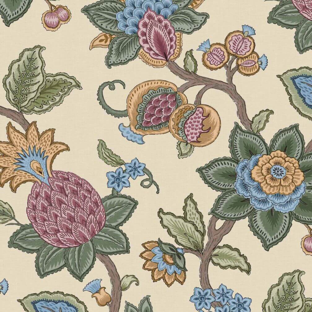 Woodchip & Magnolia Doris Jacobean Apple Wallpaper - WM-367-05