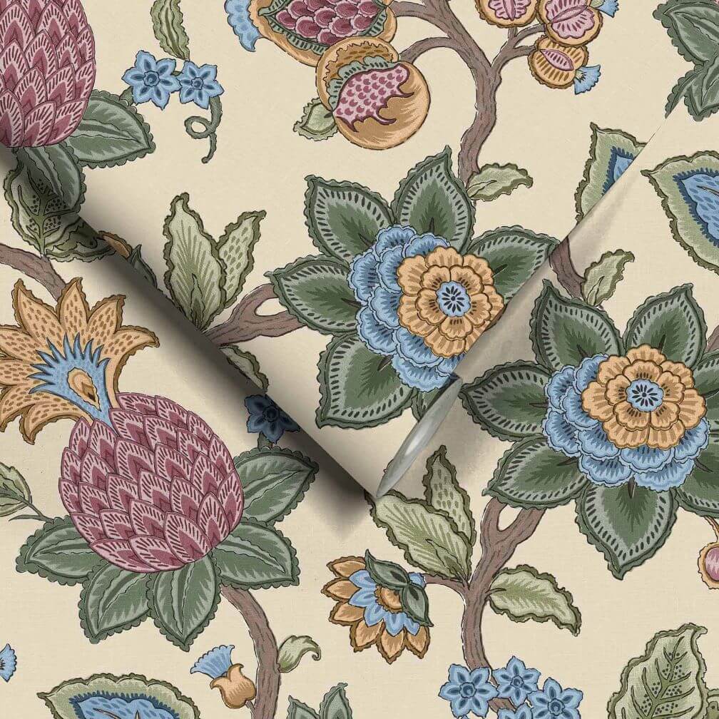 Woodchip & Magnolia Doris Jacobean Apple Wallpaper - WM-367-05