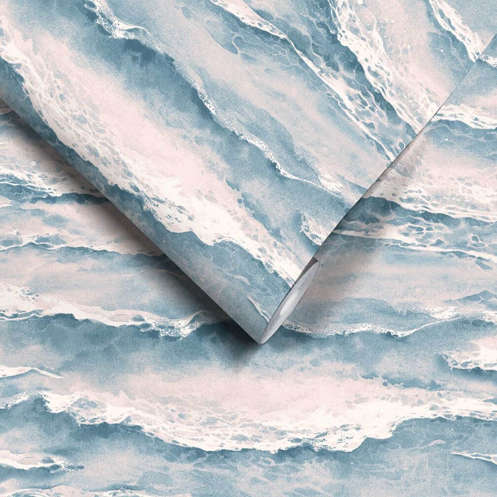 Woodchip & Magnolia Ebb & Flow Sea Sunset Wallpaper - WM-457-03