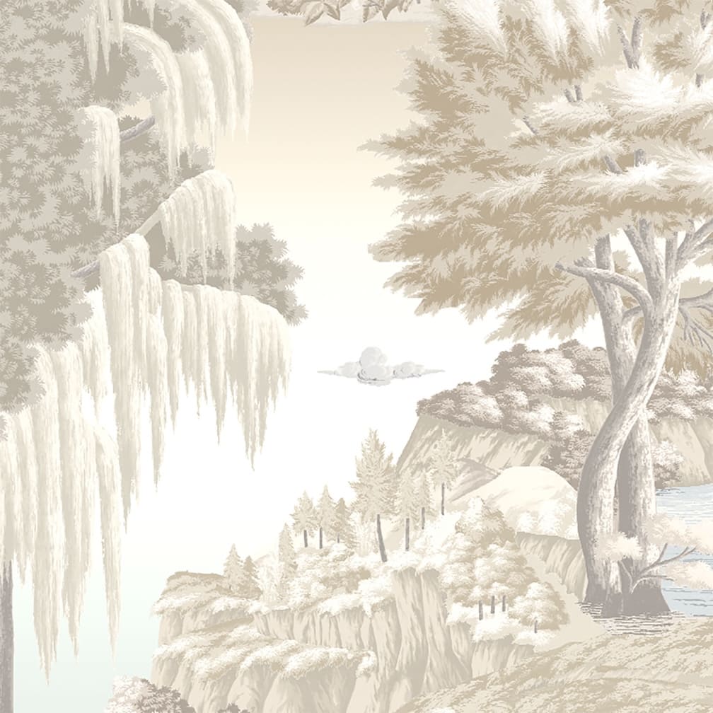 Woodchip & Magnolia Enchanted Gardens Winter White Wallpaper - 