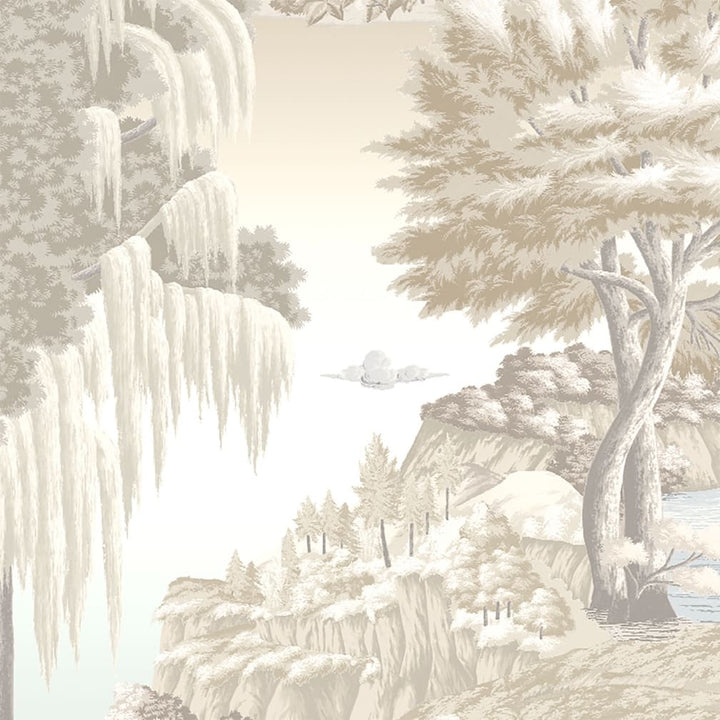 Woodchip & Magnolia Enchanted Gardens Winter White Wallpaper - 