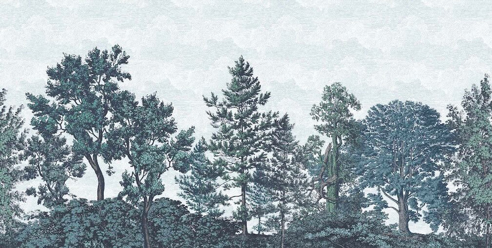 Woodchip & Magnolia Heaton Border - Reservoir Blue - WM - 391 - 02