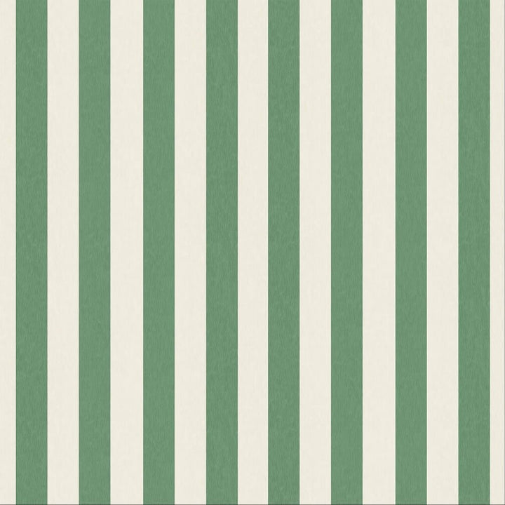 Woodchip & Magnolia Jockey Stripe Green/Magnolia Wallpaper - WM - 472 - 04