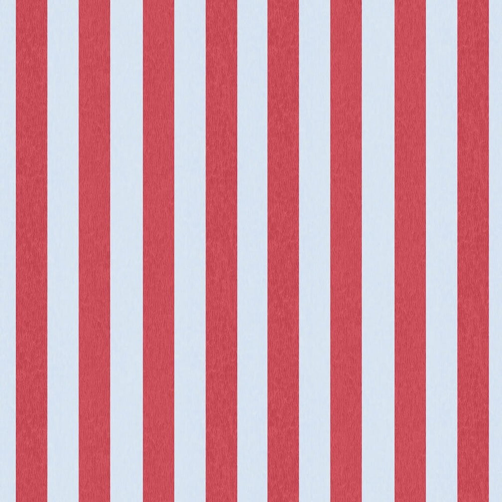 Woodchip & Magnolia Jockey Stripe Helter Skelter Red Wallpaper - WM - 472 - 05