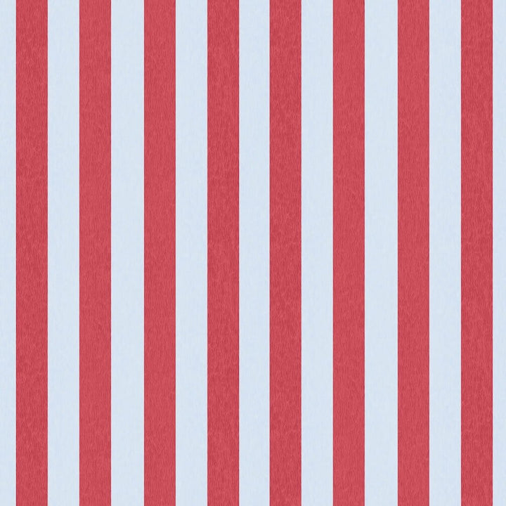 Woodchip & Magnolia Jockey Stripe Helter Skelter Red Wallpaper - WM - 472 - 05