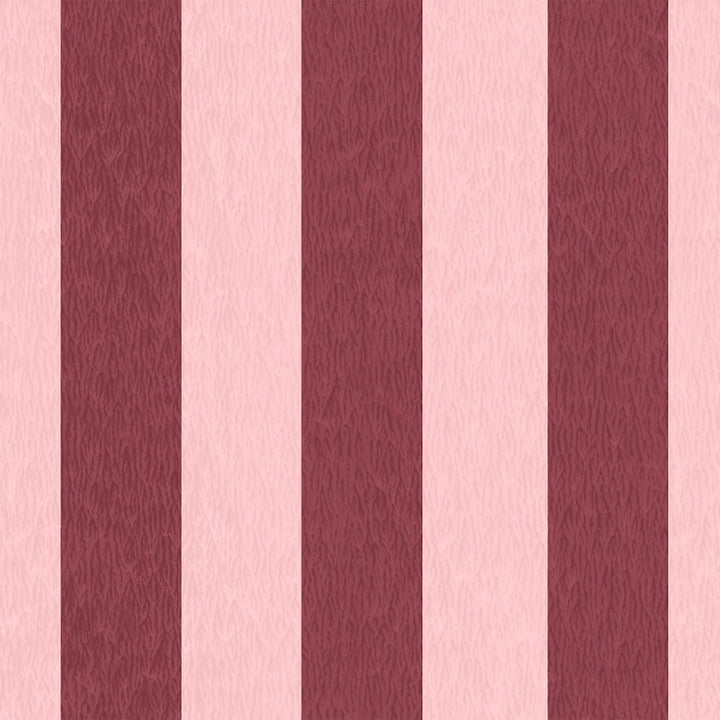 Woodchip & Magnolia Jockey Stripe Maroon Wallpaper - WM - 472 - 09