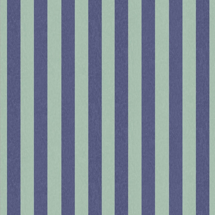 Woodchip & Magnolia Jockey Stripe Mint Blue Wallpaper - WM - 472 - 03