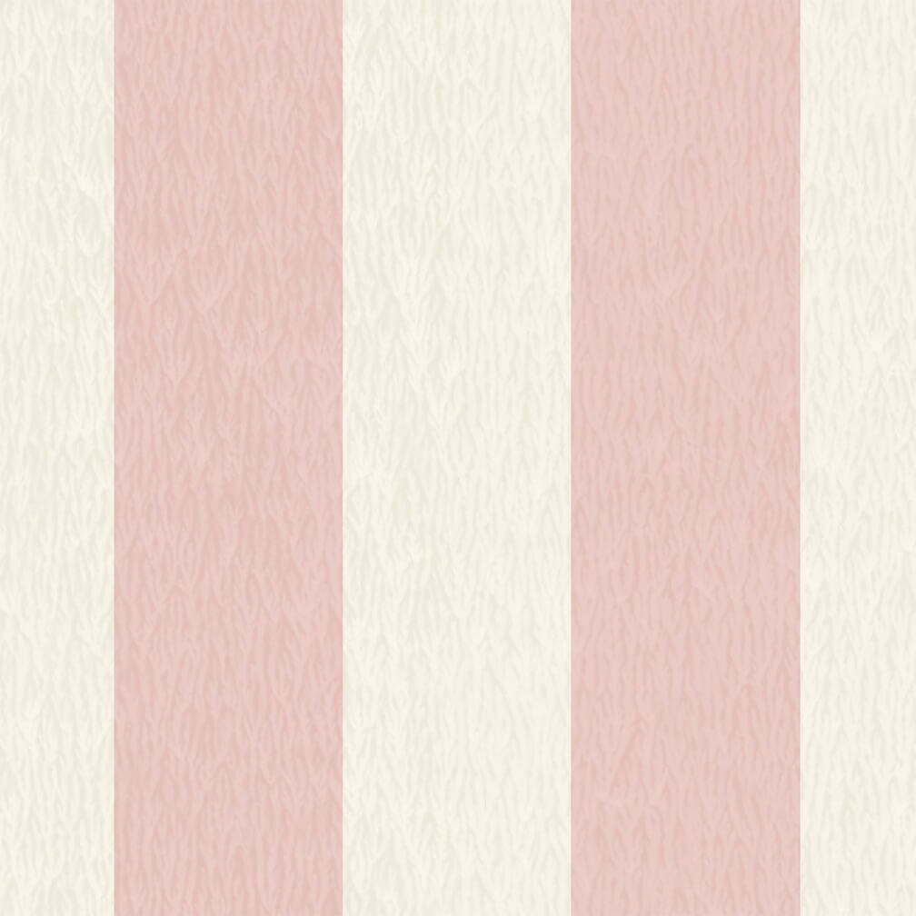 Woodchip & Magnolia Jockey Stripe Pink Cloud Wallpaper - WM - 472 - 07