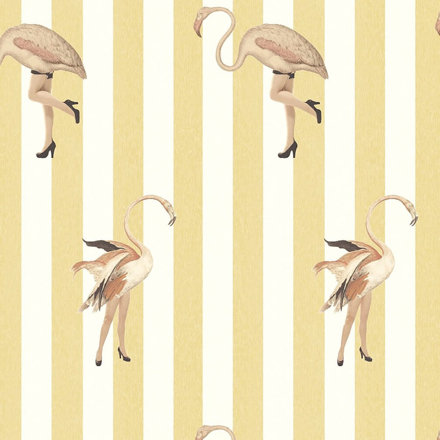 Woodchip & Magnolia Marilyn Blondie Stripe Wallpaper - WM - 477 - 03