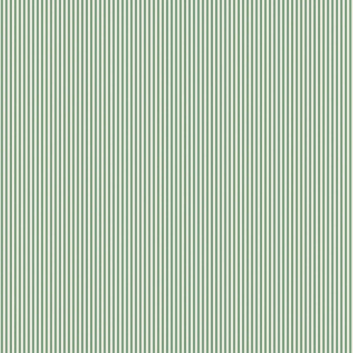 Woodchip & Magnolia Matchstick Stripe Green/Magnolia Wallpaper - 