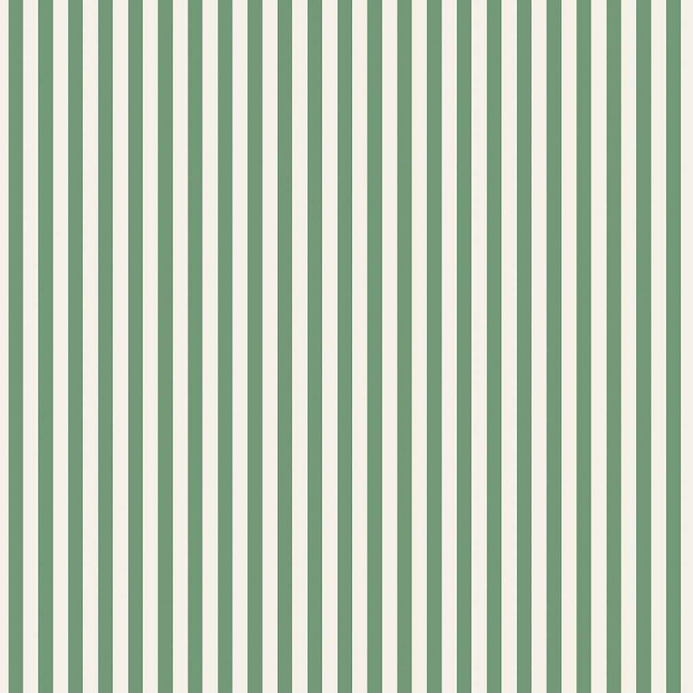 Woodchip & Magnolia Matchstick Stripe Green/Magnolia Wallpaper - 