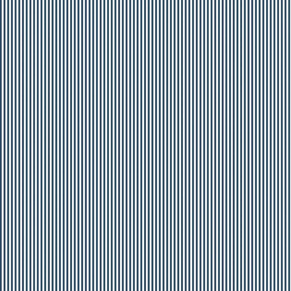 Woodchip & Magnolia Matchstick Stripe Navy/White Wallpaper - WM - 414 - 01