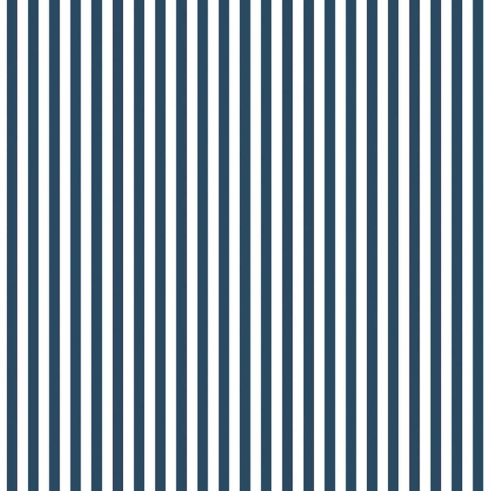Woodchip & Magnolia Matchstick Stripe Navy/White Wallpaper - WM - 414 - 01