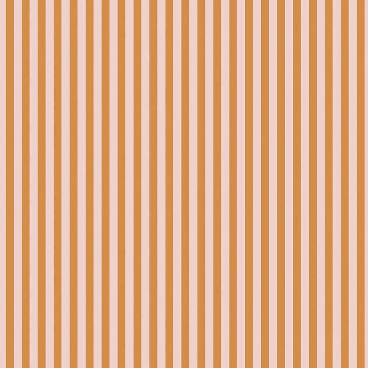 Woodchip & Magnolia Matchstick Stripe Pink Cloud/Gorse Wallpaper - WM - 414 - 04