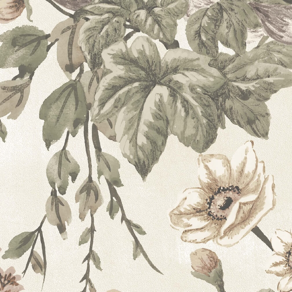 Woodchip & Magnolia Maurice Sage Wallpaper - WM-411-06