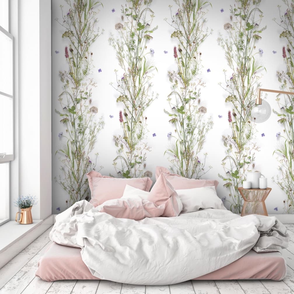 Woodchip & Magnolia Nostalgia Wallpaper - WM - 008