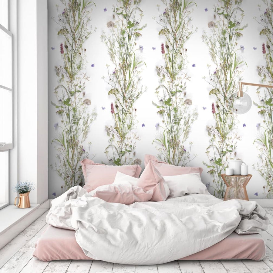 Woodchip & Magnolia Nostalgia Wallpaper - WM - 008