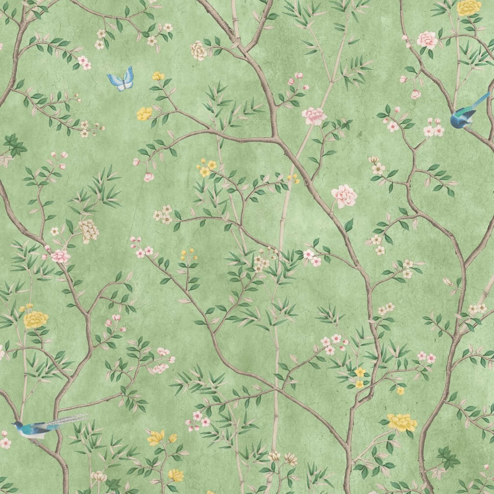 Woodchip & Magnolia Onism Apple Green Wallpaper - WM-454-12-6P