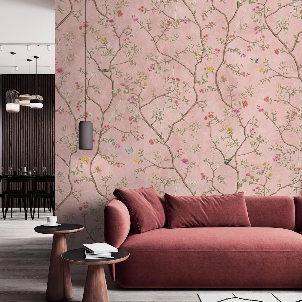 Woodchip & Magnolia Onism Dusty Pink Wallpaper - WM-454-03-6P