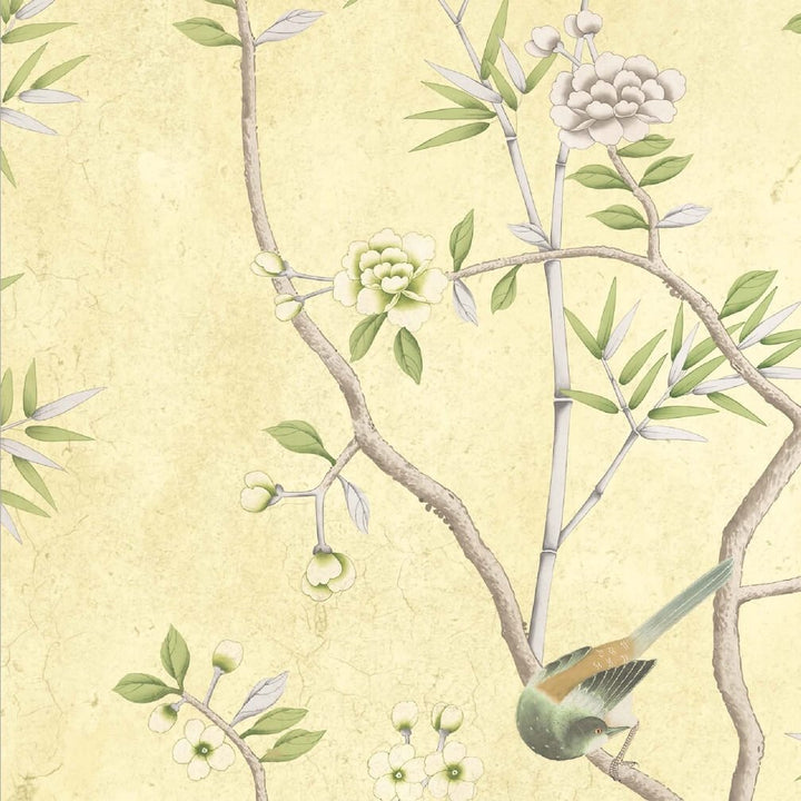 Woodchip & Magnolia Onism Lemon Wallpaper - WM-454-11-6P