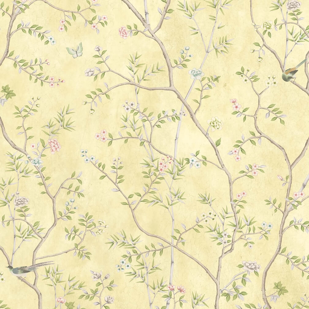 Woodchip & Magnolia Onism Lemon Wallpaper - WM-454-11-6P