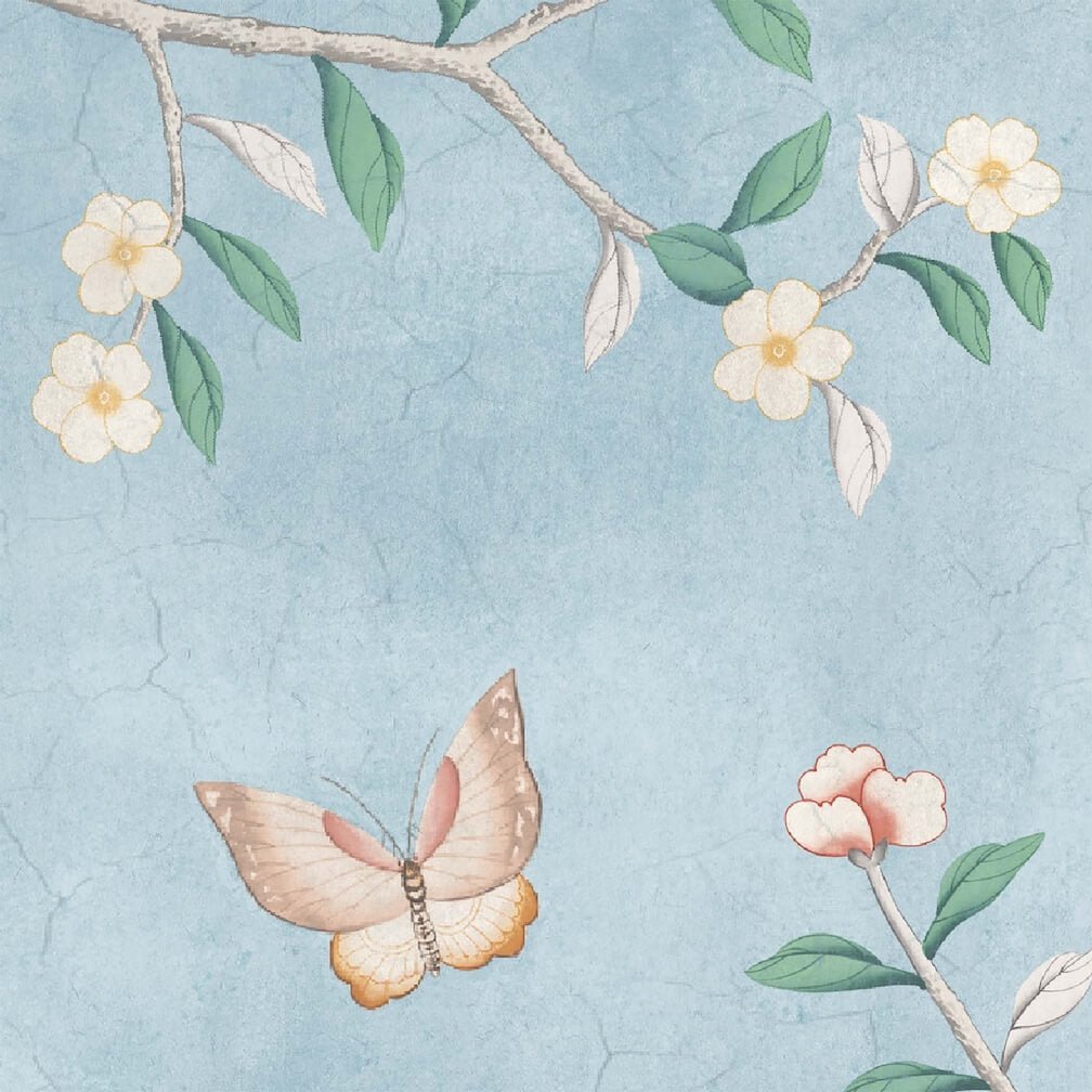 Woodchip & Magnolia Onism Sky Blue Wallpaper - WM-454-08-6P