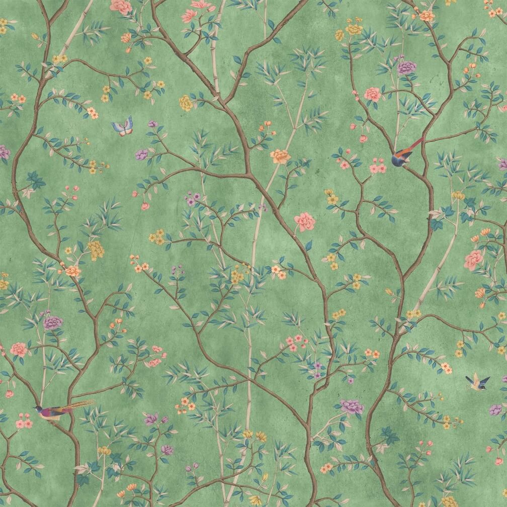 Woodchip & Magnolia Onism Spring Green Wallpaper - WM-454-06-6P